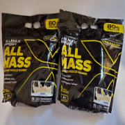 Allmax Sport All Mass Muscle Gainer.  Vanilla.  2 Bags. 10 lbs total.