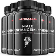 Animale Male Pills - Animale Male Vitality Support Supplement OFFICIAL - 5 Pack