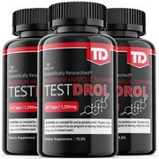 Testdrol - Male Virility - 3 Bottles - 180 Capsules