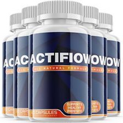 5 Pack - Actiflow Supplement Pills - Supports Healthy Prostate  - 300 Capsules
