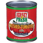 Jersey Fresh Crushed with Basil, Fattoria Fresca, 28 Ounce (Pack of 12)