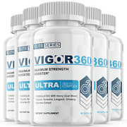 Vigor360 - Male Virility - 5 Bottles - 300 Capsules