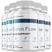 Super Flow Male Pills - Super Flow Male Support Supplement OFFICIAL - 5 Pack