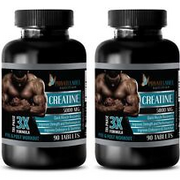 muscle gainer pills - CREATINE 3X 5000mg - creatine monohydrate powder - 2 Bot