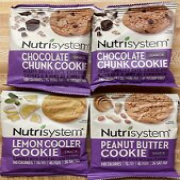 4 Nutrisystem Cookie Snacks 2 Chocolate Chunk 1 Lemon Cooler 1 Peanut Butter B