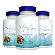 15 Day Cleanse - Gut & Colon Support Detox -Psyllium Husk, Senna Leaf,US HOT