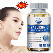 Hyaluronic Acid Capsules with MSM | 850 mg | 60 Capsules | Non-GMO | Anti Aging