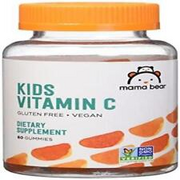 Mama Bear Vegan Kids Vitamin C, Orange, 60 Count (Pack of 1)
