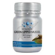 Green Lipped Mussel - by Deep Blue Health - 90 Capsules - 500 mg - Joint Health