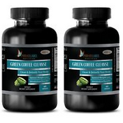 Green Coffee Bean Extract Cleanse - Weight Management - Detoxification (2 Bot)