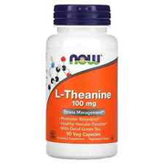 2 X Now Foods, L-Theanine, 100 mg, 90 Veg Capsules