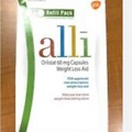 Alli Weight Loss Diet Pills, Orlistat Capsules 120 Count Refill Pack 2025