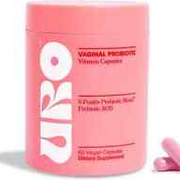URO Vaginal Probiotics for Women pH Balance with Prebiotics & Lactobacillus, New