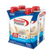 NEW Premier Protein 11 fl oz, 4 Ct Shake 30g Protein, Vanilla