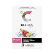 CELSIUS® On-the-Go Powder Sticks Dragonfruit Lime, Energy 2.8 Oz (14 stick)