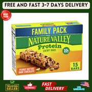 Nature Valley Protein Granola Bars, Peanut Butter, Chewy Bars, 15 ct ,21.3 OZ
