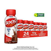 BOOST Original Nutritional Drink Rich Chocolate 10g Protein 24 - 8 Fl Oz Bottles
