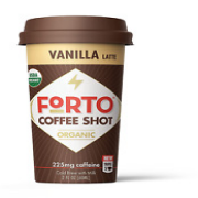 FORTO Coffee Shots - 200mg Caffeine, Vanilla Latte, 2 Fl Oz (Pack of 12)