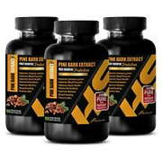 heart health promoter - PINE BARK EXTRACT - the anti-inflammation 3 BOTTLE