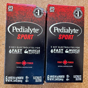Pedialyte Sport Electrolyte Powder 2 PACK, EXP 3/24 & 8/24