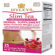 Hyleys Slim Tea Pomegranate Flavor - Weight Loss Herbal Supplement Cleanse and D