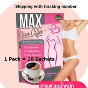 10 Sachet Coffee Max Curve Weight Control Slimming Reduce Belly Fat Burn Diet