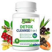 Lean Detox Cleanse, 11-in-1 Vegan Full Body Cleaner, Super Colon Cleanse Gut ...