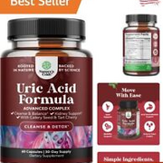 Herbal Uric Acid Flush with Tart Cherry Extract - Joint & Kidney Health Support