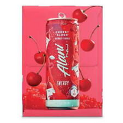 NEW Alani Nu Energy Drink, Cherry Slush, 6 Pack, 12 fl oz Cans
