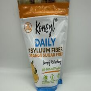 Konsyl Daily Psyllium Fiber Orange SUGAR FREE Powder Supplement 11.4oz Exp 01/24