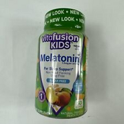 Vitafusion Kids Melatonin 1.5mg Gummies Supplements Tropical Peach Exp 05/2025