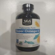 365WHOLE FOODS OMEGA-3 TRIGLYCERIDE-FORM 1500 mg, LEMON TASTE 8 floz 09/2025