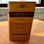 Solgar Sublingual Liquid B-12 2000 mcg with B Complex 59 Servings, EXP 4/24