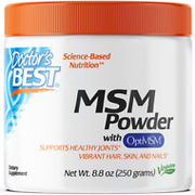 MSM Powder with Optimsm, Non-Gmo, Vegan, Gluten Free, Soy Free, 250 Grams