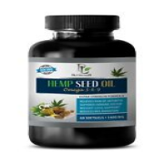 digestive support capsules, HEMP SEED OIL ORGANIC 1400mg, healthy gut 1 Bottles