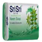 Pack of 2 - Sri Sri Tattva Neem Soap 75 gm Herbs Free Shipping