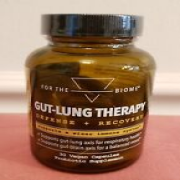 FOR THE BIOME Gut-Lung Therapy 30 Vegan Capsules BB April 2025 SEALED Free Ship