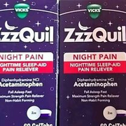 Vicks Zzzquil Nighttime Pain Reliever Sleep Aid Geltabs, 120 Ct