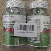 Berberine/Ceylon Cinnamon Gummies/1500mg HerbalComplex/2pk/60 Ea Pk./BB 04/2026