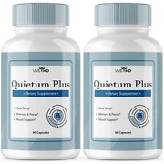 (2 Pack) Quietum Plus, Quietum Tinnitus & Ear Ringing Relief (120 Capsules)