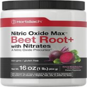 Nitric Oxide Beet Root Powder | 16 Oz (454G) | Natural Mixed Berry Flavor