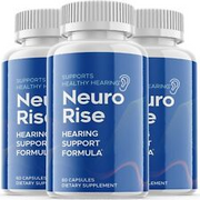 3 Pack - Neuro Rise - Ear Health Supplement Support, Tinnitus Relief - 180 Pills