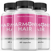 3 Pack - Harmony Hair Supplement Pills, Support Healthy Hair Growth (180 Pills)