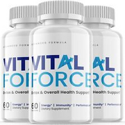 Vital Force Pills - Vital Force Supplement For Detox & General Wellness - 3 Pack