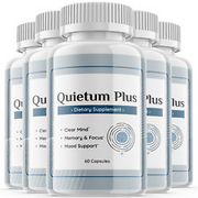 Quietum Plus Pills - Quietum Plus For Tinnitus & Healthy Ear Functioning -5 Pack