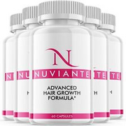 5 Pack - Nuviante Hair Supplement Pills, Support Healthy Hair Growth (300 Pills)