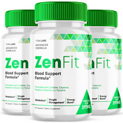 (3 Pack) Zenfit Blood Support Formula, Zen Fit Weight Loss Pills (180 Capsules)