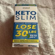 60 Tablets of 550mg Nature’s Science Keto Slim Dietary Supplement Exp 06/2024