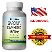 Garcinia Cambogia 60 Capsule 1500mg Weight Loss Non-GMO & Gluten Free