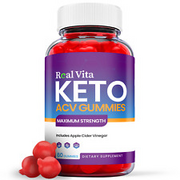 1 Pack - Real Vita Keto ACV Gummies - Vegan, Weight Loss Supplement-60 Gummies